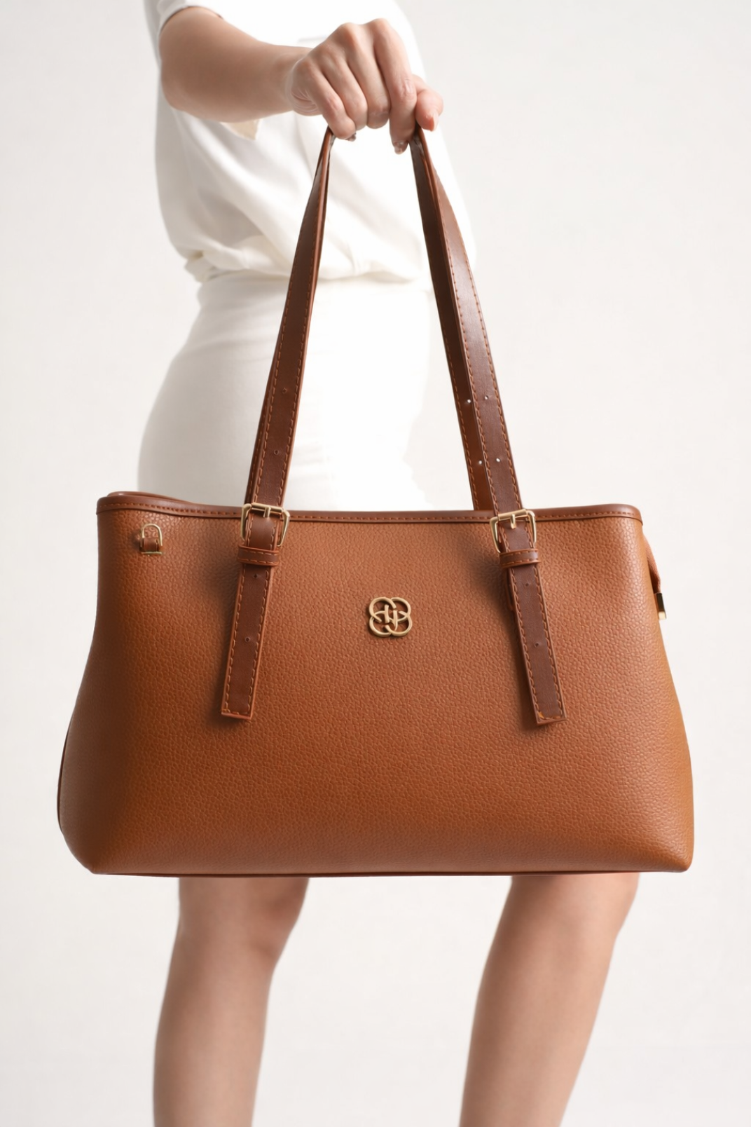 Alena Kadın Büyük Omuz ve Kol Çantası Taba-Günlük Kullanım