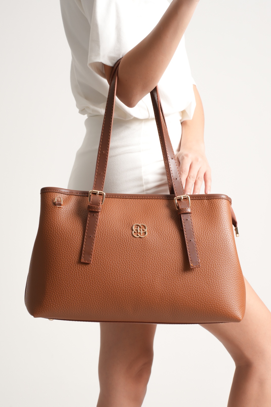 Alena Kadın Büyük Omuz ve Kol Çantası Taba-Günlük Kullanım