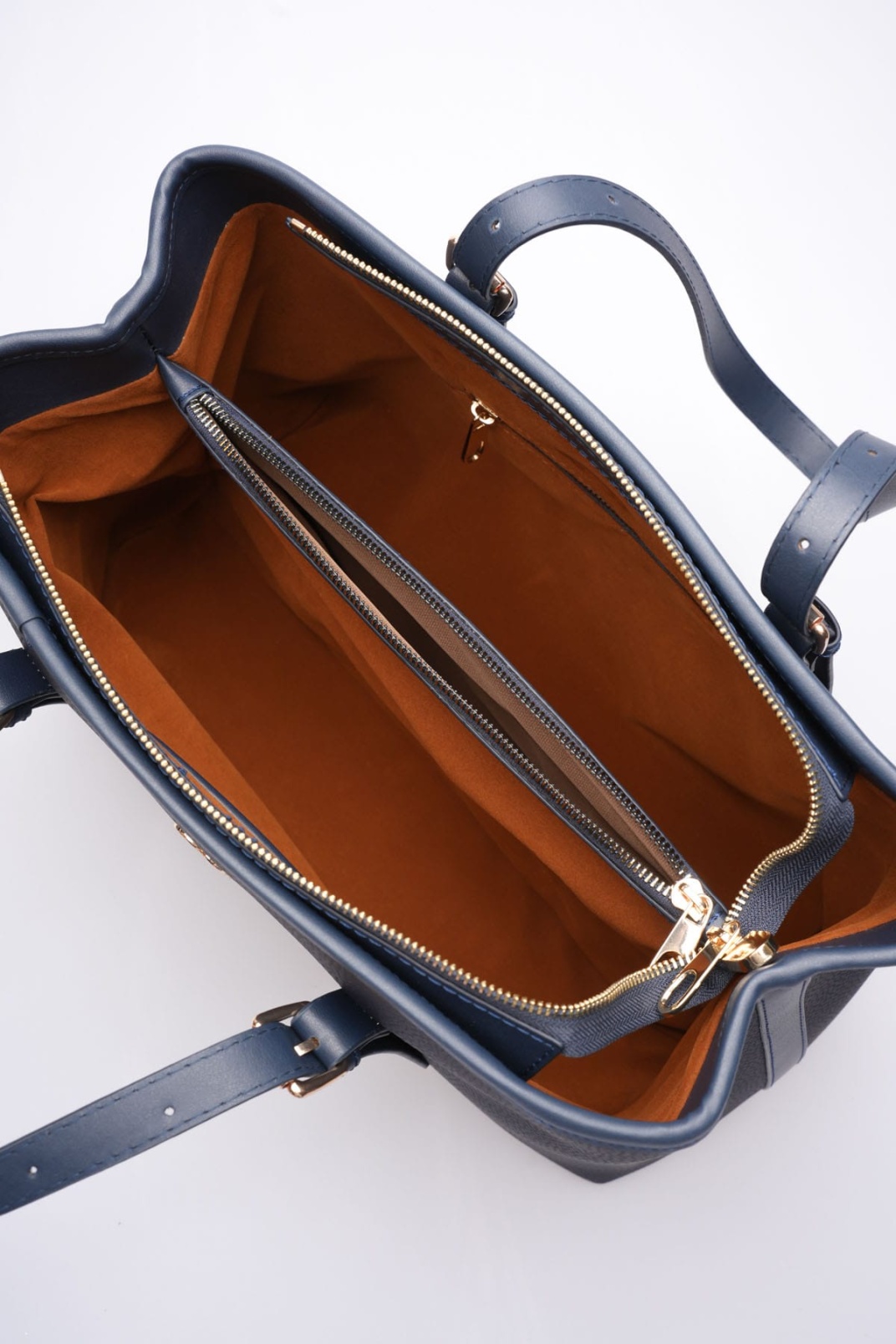 Alena Kadın Büyük Omuz ve Kol Çantası Lacivert-Günlük Kullanım