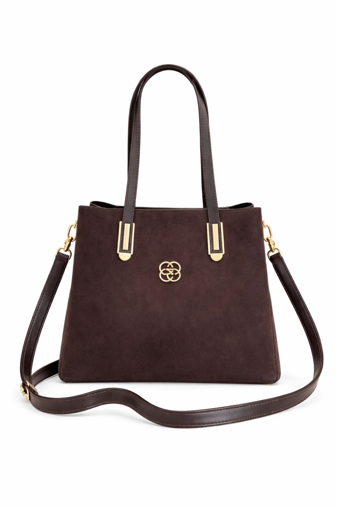 Celeste Kadın Günlük Kahve Süet Omuz ve Kol Çantası