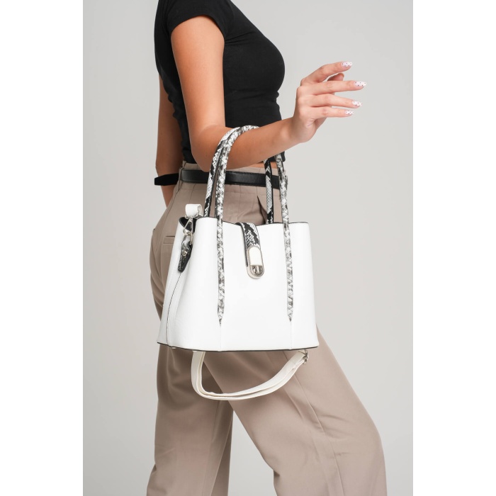 Leona Kadın Günlük Beyaz Çanta