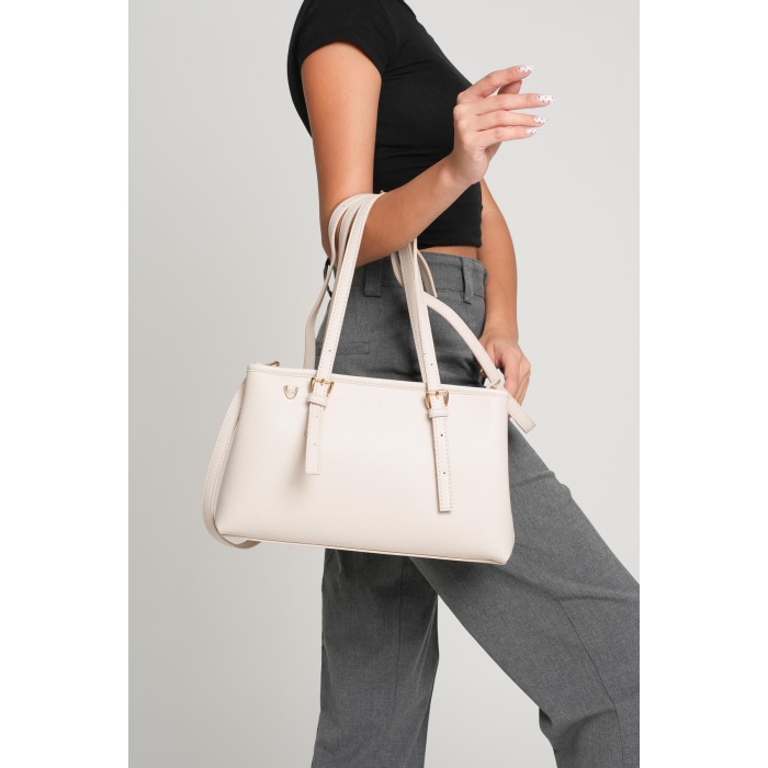 Laura Kadın Günlük Bej Çanta