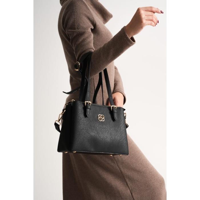 Diana Günlük Kadın Çapraz Askılı Omuz Çantası Siyah