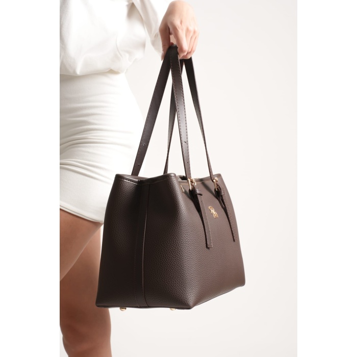 Alena Kadın Büyük Omuz ve Kol Çantası Kahve-Günlük Kullanım