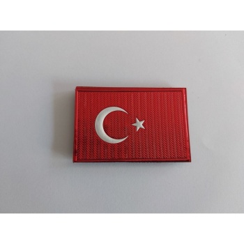 J. Asayiş Türk Bayrağı Termoplastik Cırtlı