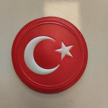 Hakiki Deri Üzüerine Pack İsleme Cırtlı Arma