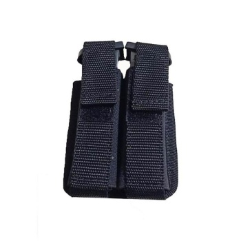 Ikili Şarjör Kılıfı Imperteks Kumaş Siyah Renk Tüm 9 Mm.için