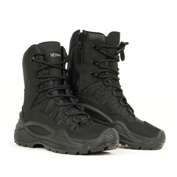 Canyon 1491 Fermuarlı Siyah Askeri Bot