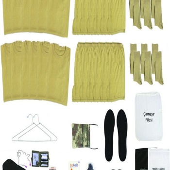 50 Parça Acemi Bedelli Lüks Askerlik Seti 12 Set