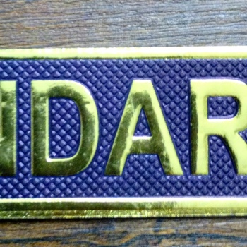 Jandarma Yazısı Plastik 3D Plasatik  Akıncı Askeri Malzeme