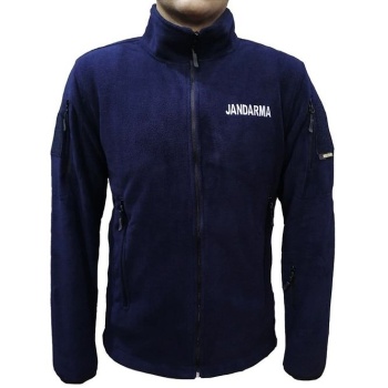 Asayiş Lacivert Tactical Cepli Cırtlı Polar