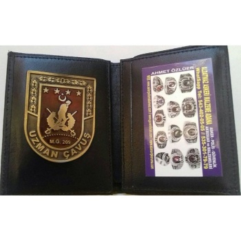 Mükemmel-kara Kuvvetleri Uzman Çavuş Rozetli Cüzdan-sadece Askeri Adrese Gider