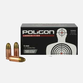 Özkursan Poligon 9mm Tabanca Mermisi 1 Kutu (50 Adet)