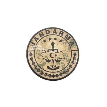 Jandarma Brövesi – Yuvarlak Kamuflaj Cırtlı Mont Bröve