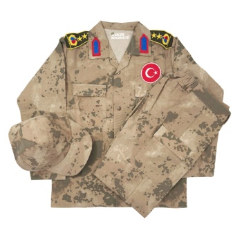 Jandarma Askeri Çocuk Kıyafeti – 3’lü Çocuk Asker Üniforma Seti