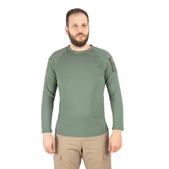 Tactical Bisiklet Yaka Uzun Kollu Taktik Tişört