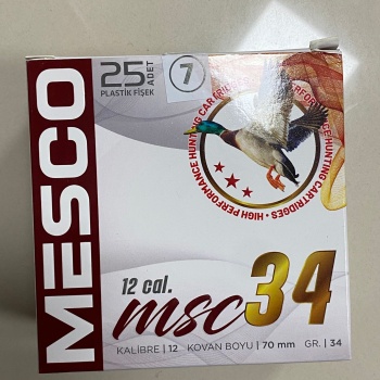 Mesco 34 Gr. 12 Kalibre Fişek