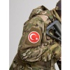 Türk Bayrağı Peç, Kırmızı Bayrak Patch, Cırtlı Peç