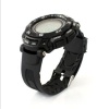 Erkek Siyah Şafak Sayar Alarmlı Dijital Asker Saati