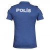 Polis Tişörtü Mavi Lacoste Yaka