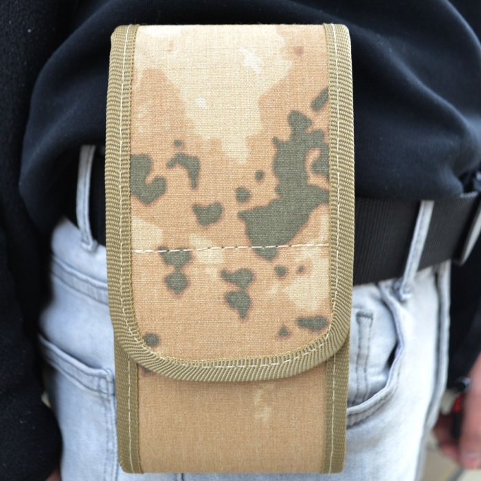 Kemere Takılan Telefon Kılıfı, Çöl Kamuflaj Telefon Kılıfı, Palaskaya Takılan Telefon Kılıfı