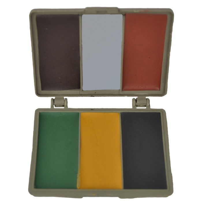 Kamuflaj Yüz Boyası (AYNALI) , Profesyonel Yüz Kamuflaj Boyası