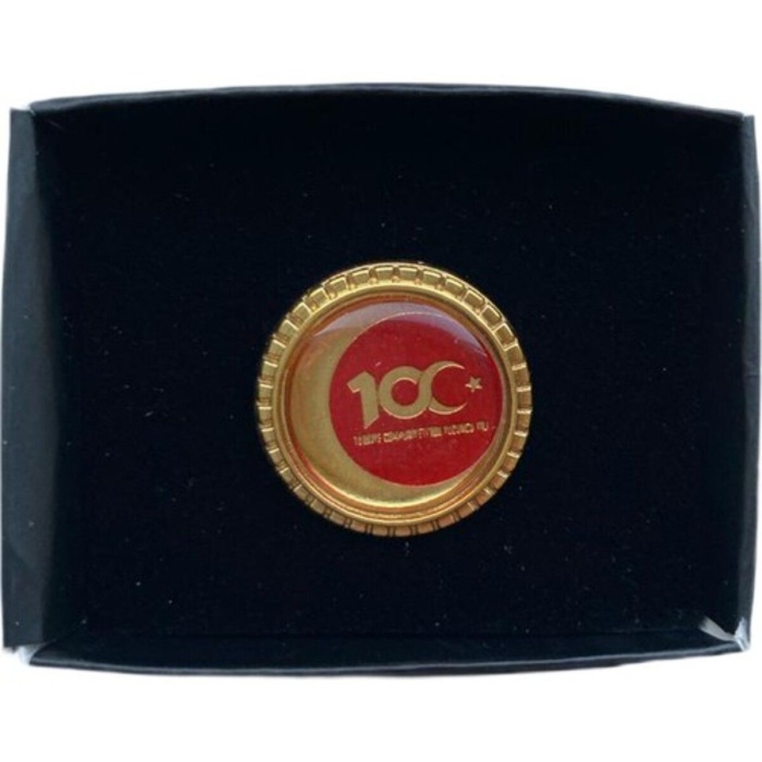 100. Yıl  Türkiye Cumhuriyetini Yüzüncü Yılı  Yaka Rozeti Akıncı Askeri Malzeme