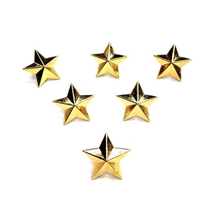 Üsteğmen Harici Üniforma Metal Rütbe ( 4lü Yıldız Takım)