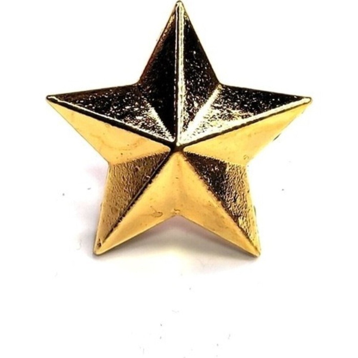 Yüzbaşı Harici Üniforma Metal Rütbe ( 6lı Yıldız Takım)