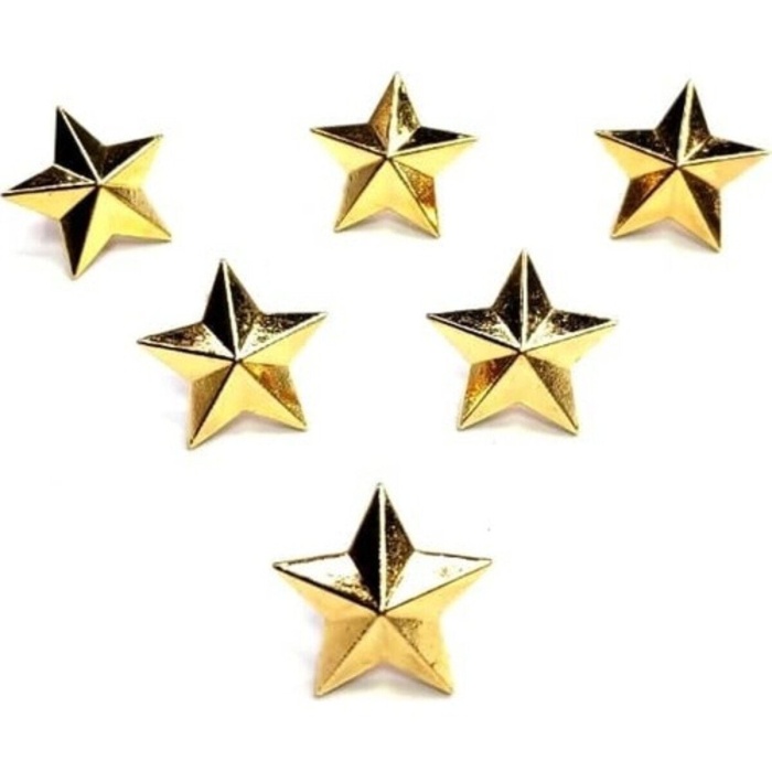 Yüzbaşı Harici Üniforma Metal Rütbe ( 6lı Yıldız Takım)