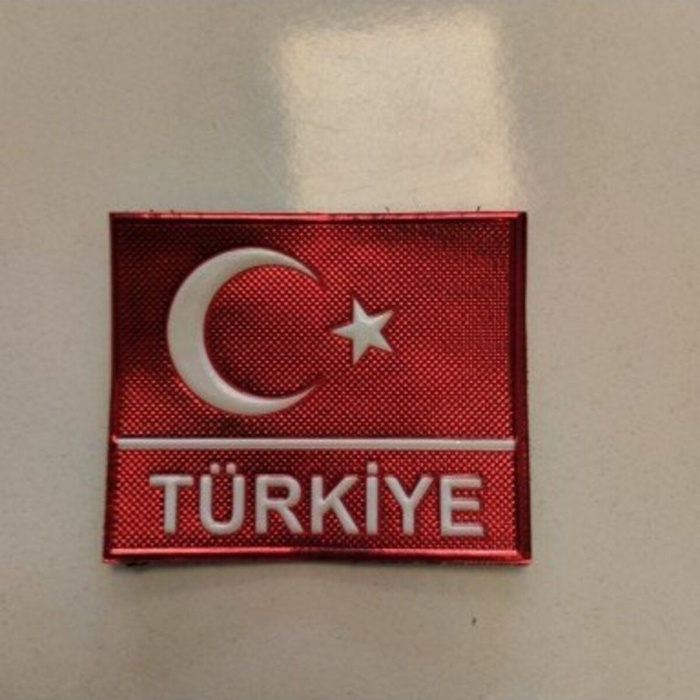 Hakiki Deri Üzüerine Pack İsleme Cırtlı Arma