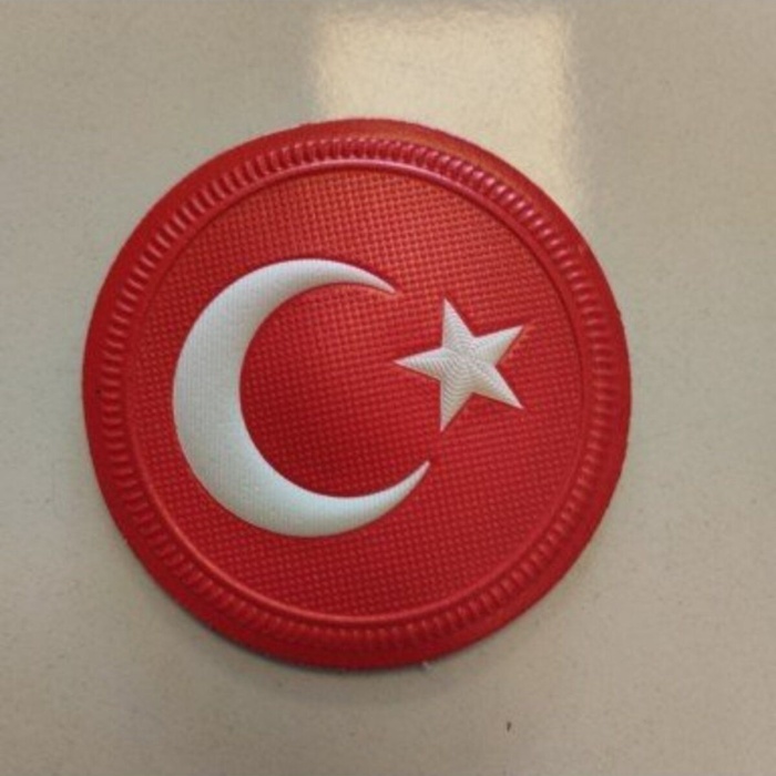 Hakiki Deri Üzüerine Pack İsleme Cırtlı Arma