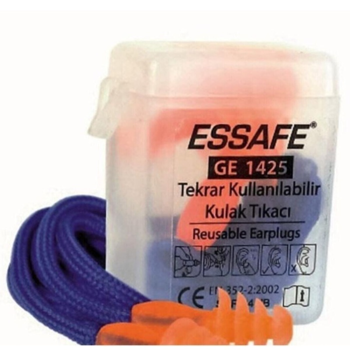 Gürültü Ve Ses Önleyici Kulak Tıkacı Ge1425 24db