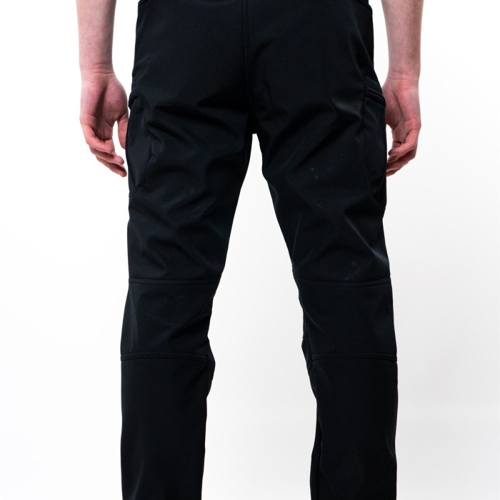 Erkek Siyah İçi Polar Su İtici Rüzgar Geçirmez Kışlık Softshell Outdoor Pantolon Metam Marka