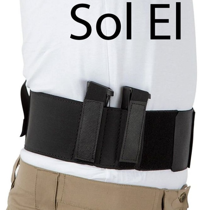 Korse Tabanca Kılıfı-çift Şarjörlüklü Ve Kelepçe Kılıflı-siyah-sol El