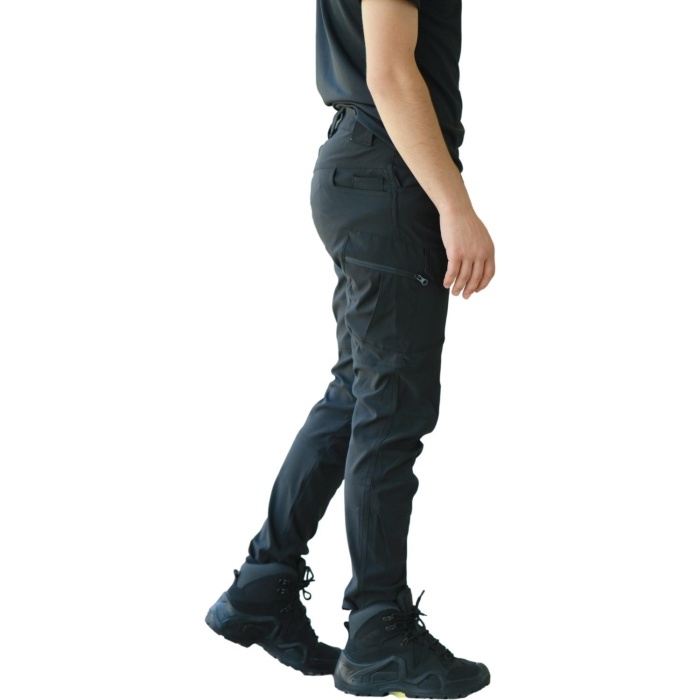 Taktik/outdoor Siyah Pantolon Likralı