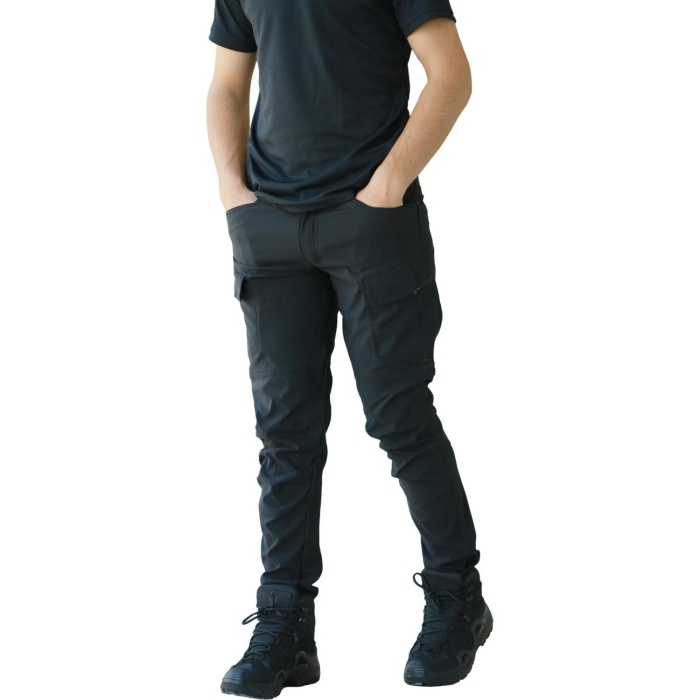 Taktik/outdoor Siyah Pantolon Likralı