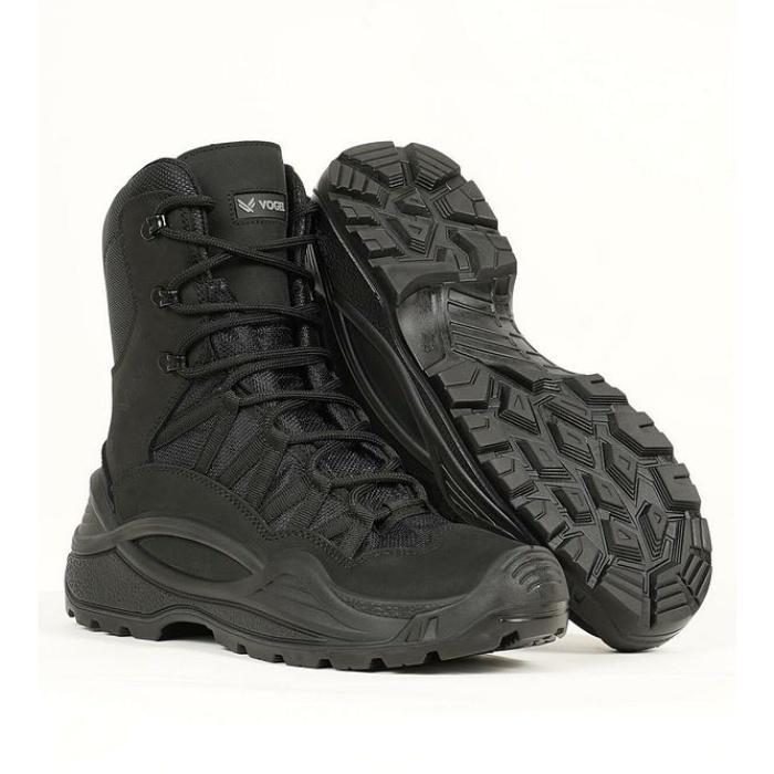 Canyon 1491 Fermuarlı Siyah Askeri Bot