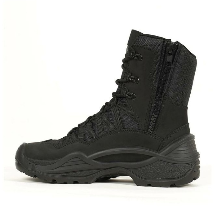 Canyon 1491 Fermuarlı Siyah Askeri Bot