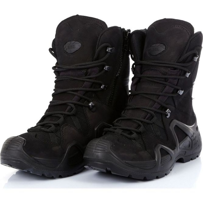 M1491 Fermuarlı Siyah Askeri Bot