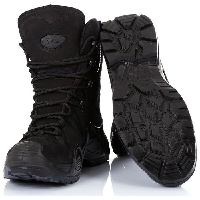 M1491 Fermuarlı Siyah Askeri Bot