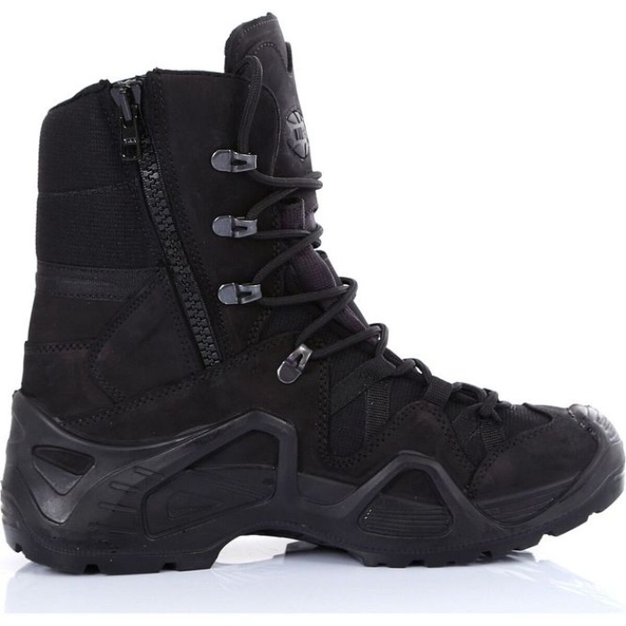 M1491 Fermuarlı Siyah Askeri Bot