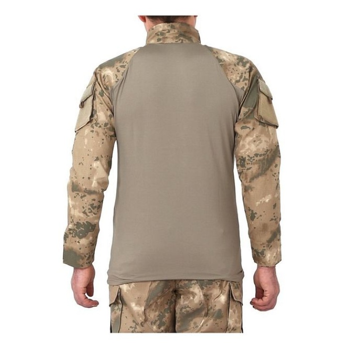 Askeri Malzeme Jandarma Kamuflaj Bej Combat Operasyon Tşört