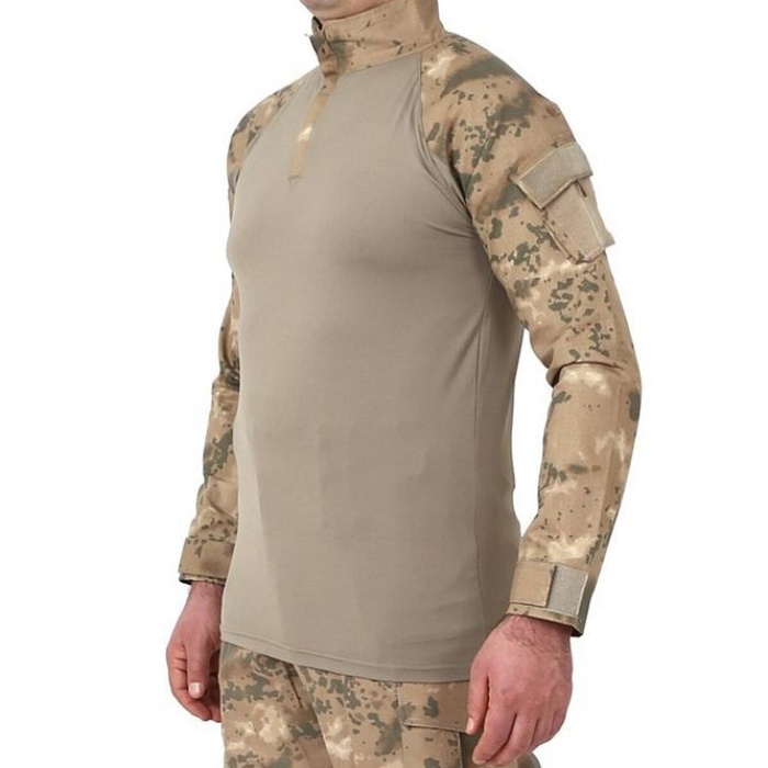 Askeri Malzeme Jandarma Kamuflaj Bej Combat Operasyon Tşört