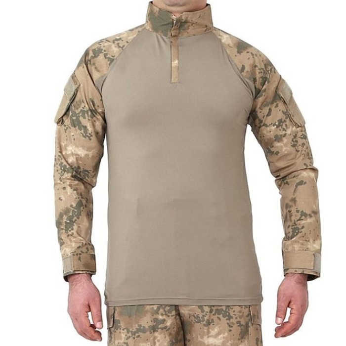 Askeri Malzeme Jandarma Kamuflaj Bej Combat Operasyon Tşört