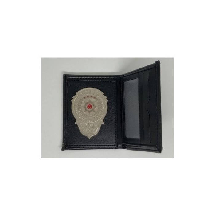 Polis Vaketa Deri Cüzdan Armalı Akıncı Askeri Malzem