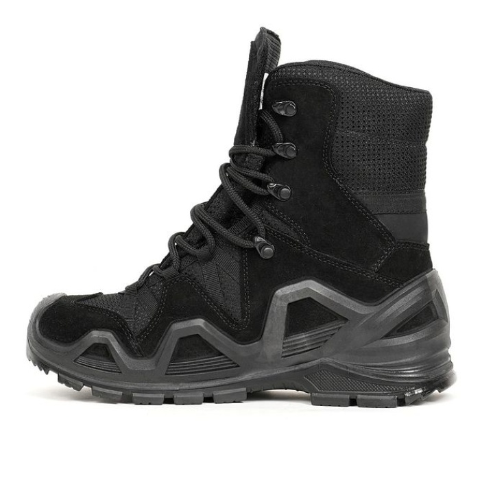 Guard X Fermuarsız Su Geçirmez Süet Deri Siyah Bot