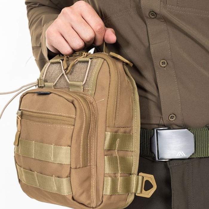 Akıncılar Outdoor Akn Taktik El Çantası Kare Bej