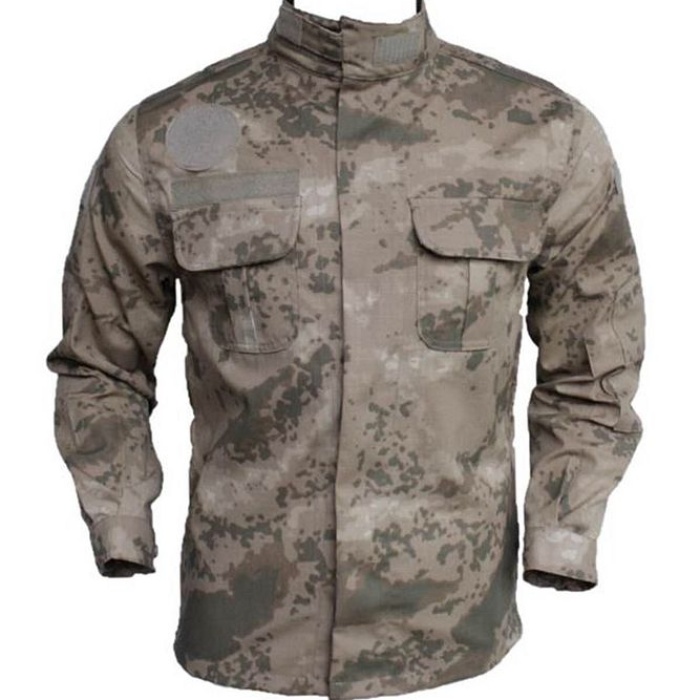 Kamuflaj Gömlek Kışlık Uzun Kollu