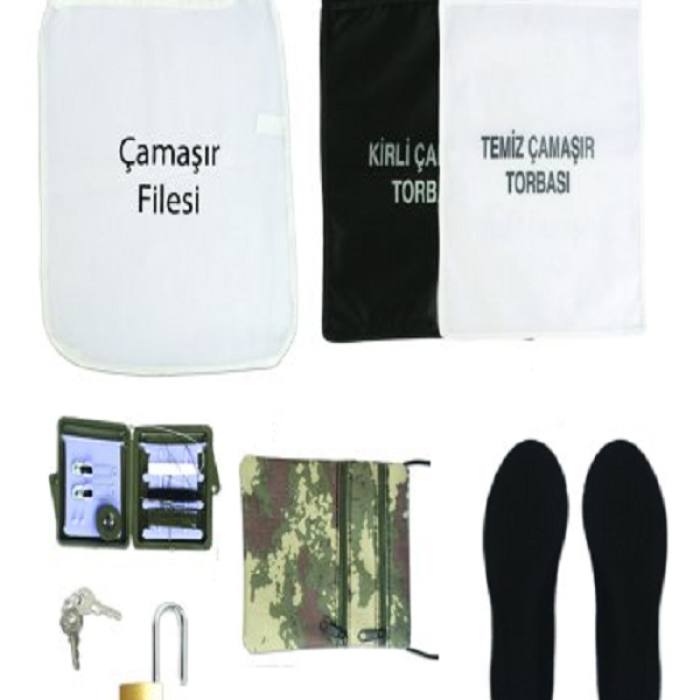 7 Parça Acemi Bedelli Tabanlıklı Askerlik Temel Seti